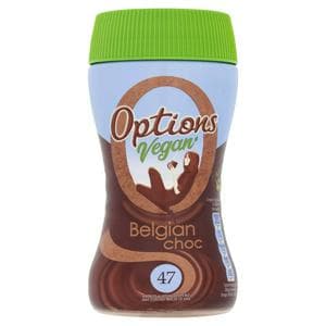 Options Vegan Instant Belgian Hot Chocolate Drink 200g