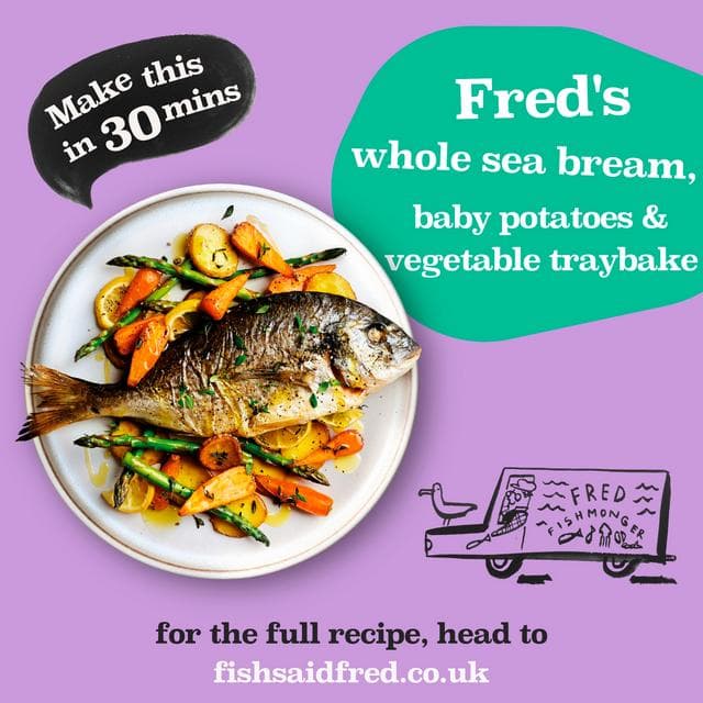 Fish Said Fred Whole Sea Bream 520g - gallery image 4