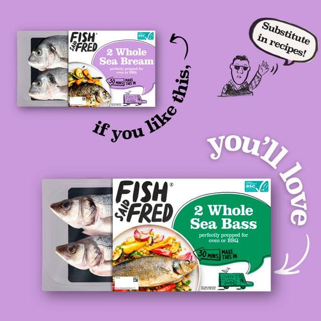Fish Said Fred Whole Sea Bream 520g - gallery image 5