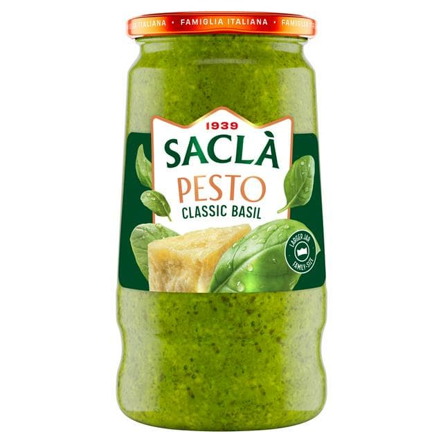 Sacla' No.1 Classic Basil Pesto 290g - gallery image 1