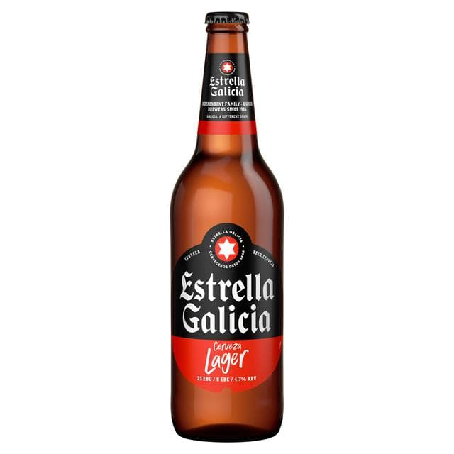 Estrella Galicia Spanish World Lager Beer 620ml - gallery image 1