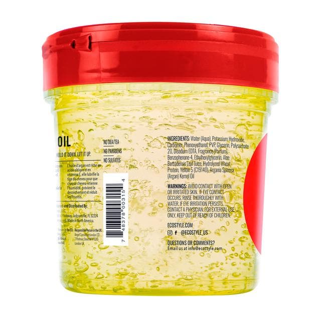 Ecostyle Professional Styling Gel Argan Oil 473ml - gallery image 2