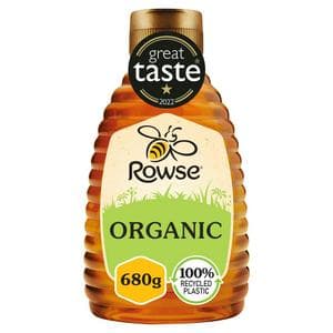 Rowse Organic Runny Honey Squeezy 680g