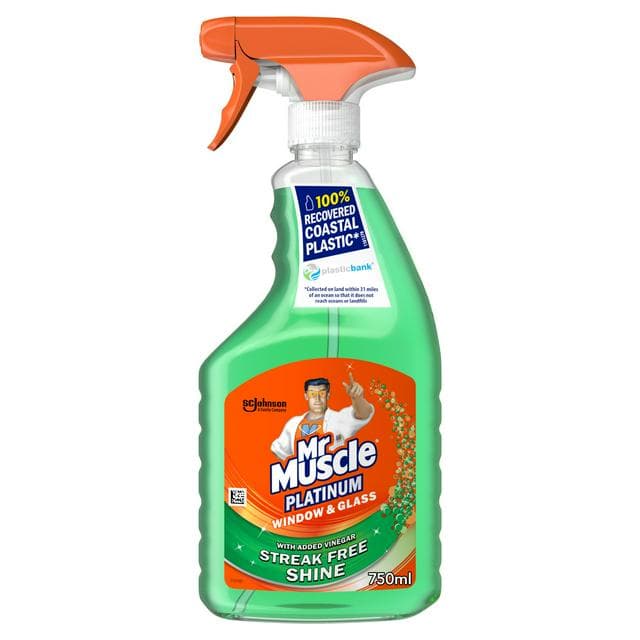 Mr Muscle Platinum Window & Glass Cleaning Spray 750ml - gallery image 1