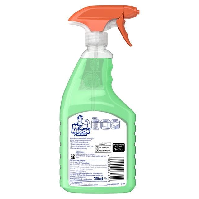 Mr Muscle Platinum Window & Glass Cleaning Spray 750ml - gallery image 2