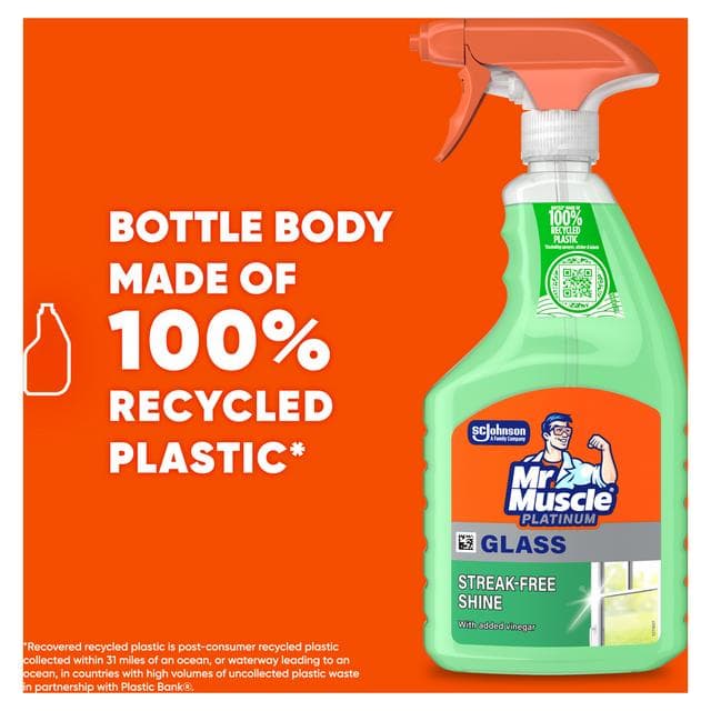 Mr Muscle Platinum Window & Glass Cleaning Spray 750ml - gallery image 4