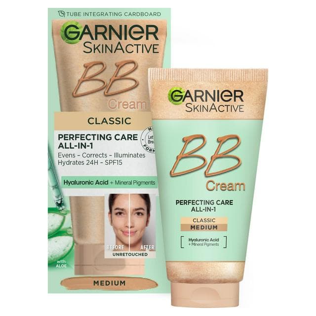 Garnier SkinActive Classic Perfecting All-in-1 BB Cream, Shade Classic Medium 50ml - gallery image 1