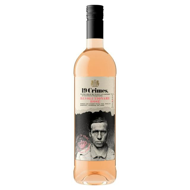 19 Crimes Revolutionary Rose Wine 75cl - gallery image 1