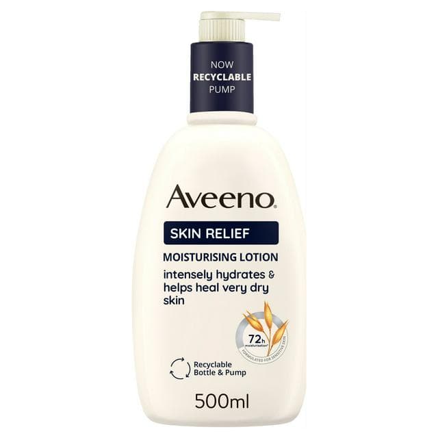 Aveeno Skin Relief Moisturising Lotion Unscented Moisturiser 500ml - gallery image 1