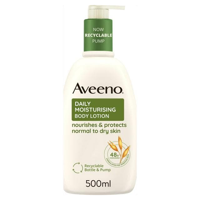 Aveeno Daily Moisturising Body Lotion Suitable For Sensitive Skin 500ml - gallery image 1