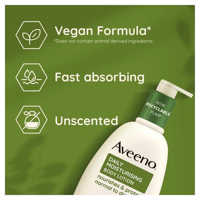 Aveeno Daily Moisturising Body Lotion Suitable For Sensitive Skin 500ml - gallery image 5