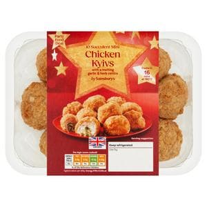 Sainsbury's 10 x Mini Chicken Kyivs 325g