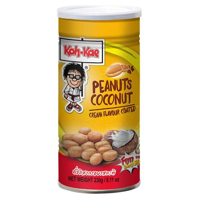 Koh-Kae Peanuts Coconut Cream Flavour Coated 230g - gallery image 1