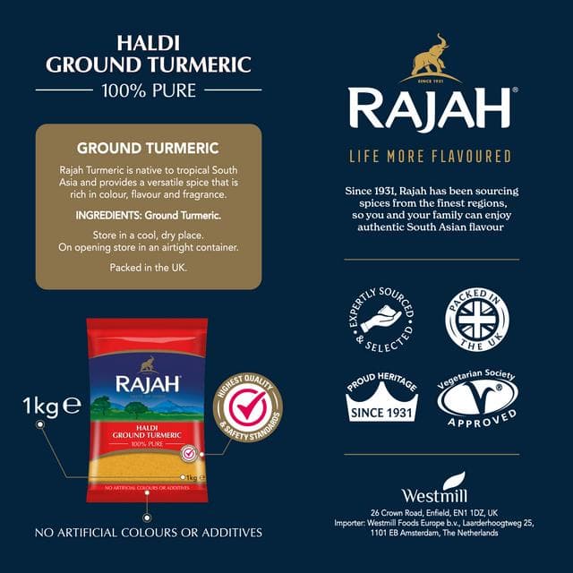 Rajah 1kg Turmeric Ground Spices - gallery image 3