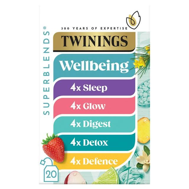 Twinings Superblends Wellbeing Collection Tea Bags 37g x20 - gallery image 1