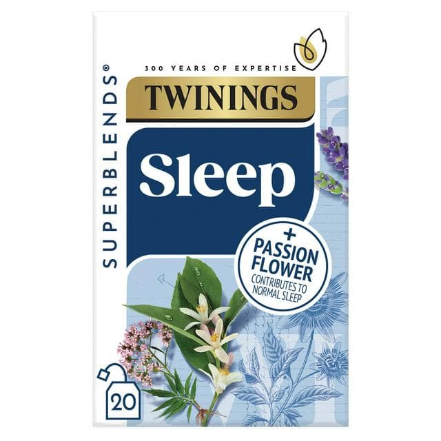 Twinings Superblends Sleep Valerian & Orange Blossom Tea Bags x20 30g - gallery image 1