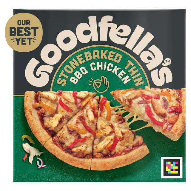 Goodfella's Stonebaked Thin BBQ Chicken Pizza 385g - gallery image 1