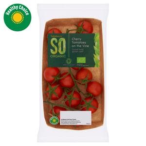 Sainsbury's SO Organic Cherry on the Vine Tomatoes 200g