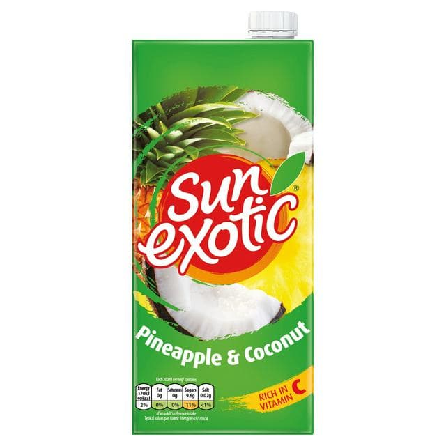Sun Exotic Pineapple & Coconut Fruit Juice Drink 1L - gallery image 1