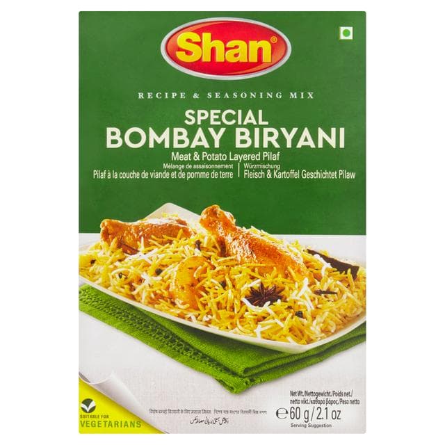 Shan Recipe & Seasoning Mix Special Bombay Biryani 60g - gallery image 1