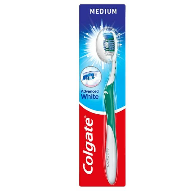 Colgate Advanced White Medium Toothbrush - gallery image 1