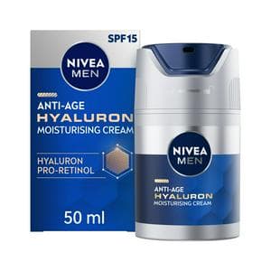 Nivea Men Hyaluron Anti Age Moisturising Face Cream SPF15 50ml