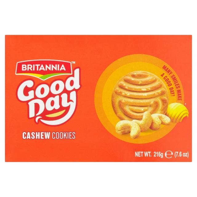 Britannia Good Day Cashew Cookies 216g - gallery image 1
