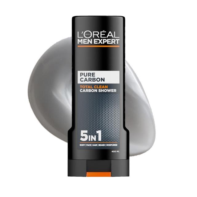 L'Oréal Men Expert Total Clean Shower Gel Large XL 400ml - gallery image 2