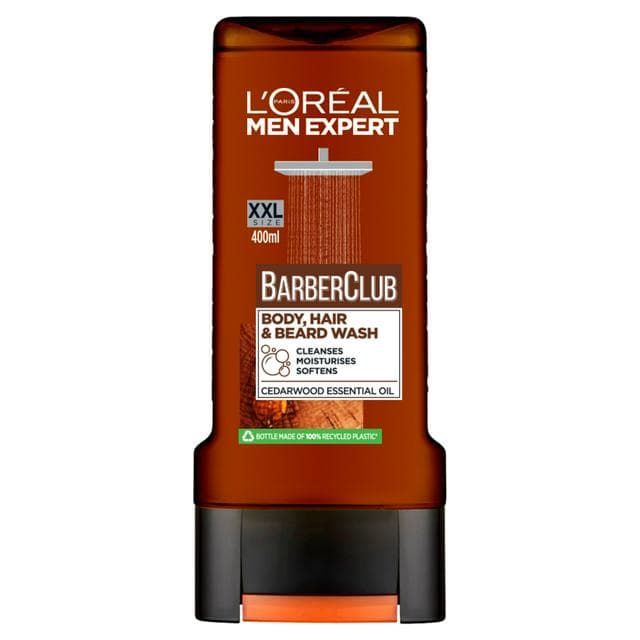 L'Oreal Men Expert Barber Club Body, Hair & Beard Wash 400ml - gallery image 1