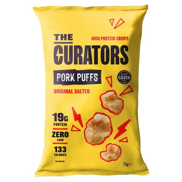 The Curators Original Salted Pork Puffs 75g - gallery image 1