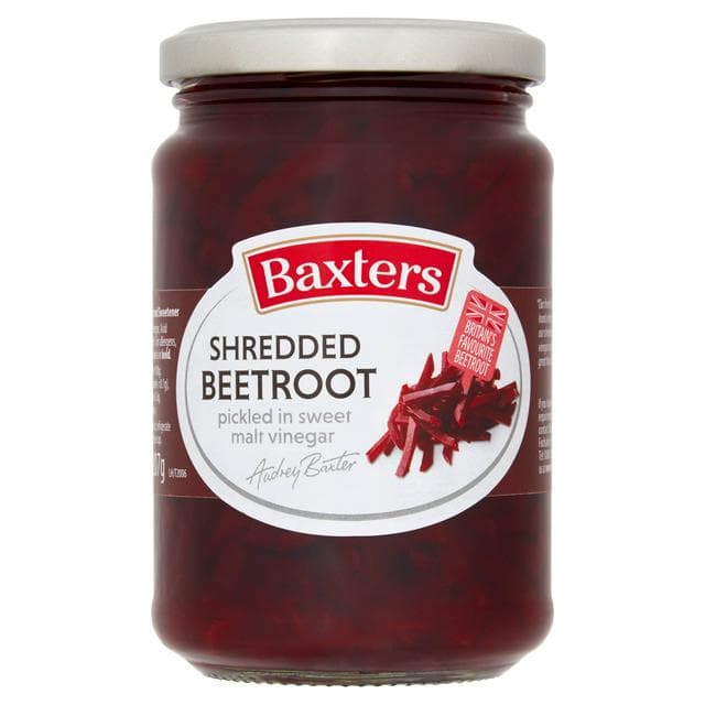 Baxters Shredded Beetroot Pickled in Sweet Malt Vinegar 340g (207g*) - gallery image 1