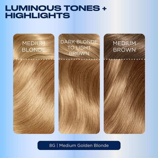 Clairol Nice'N Easy 8G Medium Golden Blonde Permanent Crème Hair Dye - gallery image 3