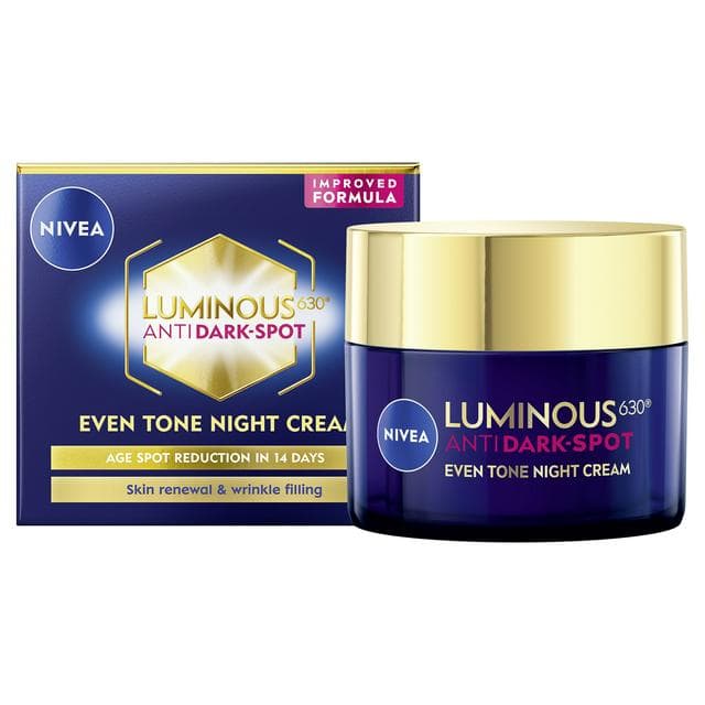 Nivea Cellular Luminous 630 Anti Dark Spot Night Cream Moisturiser 50ml - gallery image 1