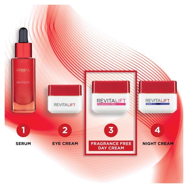L'Oreal Paris Revitalift Fragrance Free Lifting Day Cream with Natural Probiotic Extracts 50ml - gallery image 4