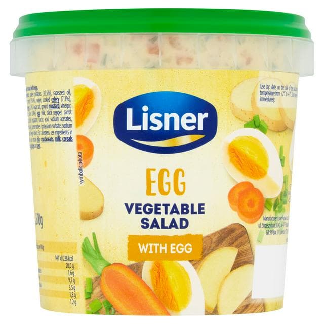 Lisner Vegetable Salad with Eggs 500g - gallery image 1