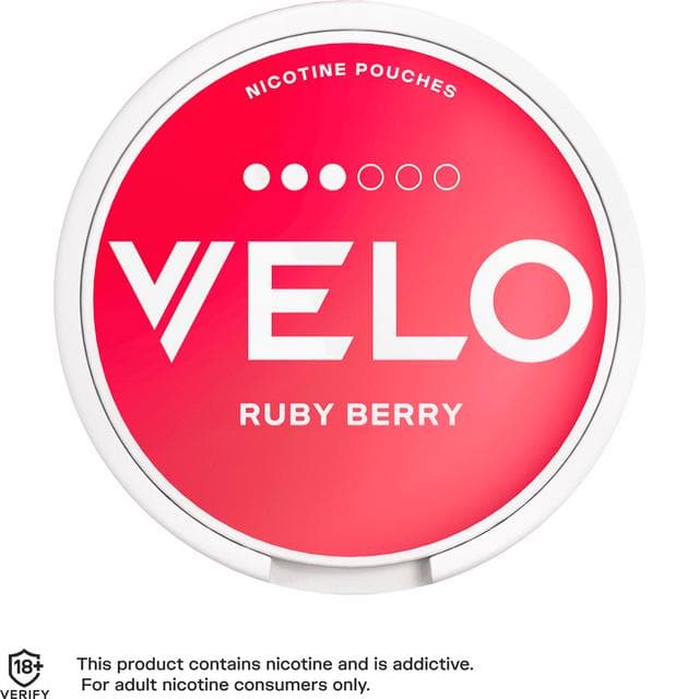 Velo Nicotine Pouch Ruby Berry 10mg - gallery image 2