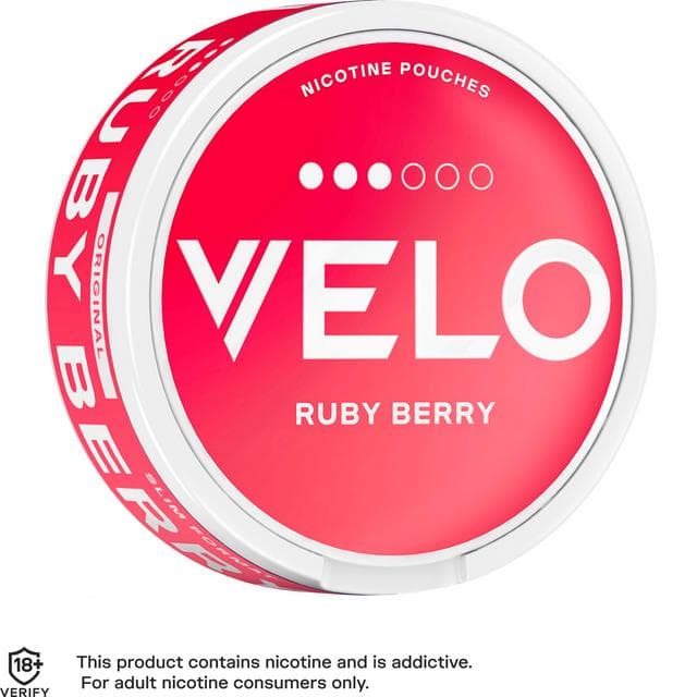 Velo Nicotine Pouch Ruby Berry 10mg - gallery image 6