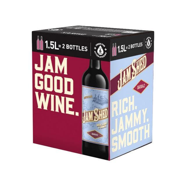Jam Shed Shiraz Boxed Red Boxed Wine 150cl - gallery image 2