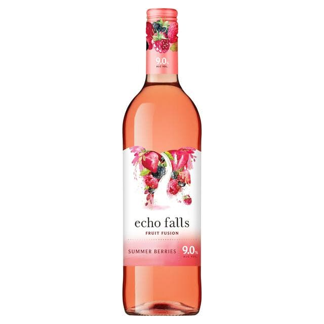 Echo Falls Summer Berries Fruit Fusion 9% ABV Rose Wine 75cl - gallery image 1