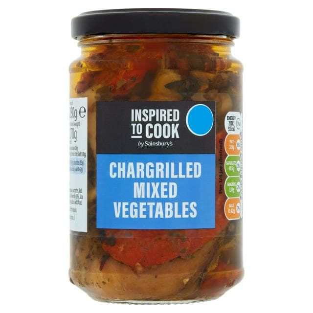 Sainsbury's 280g Chargrilled Mixed Vegetables, Inspired to Cook - gallery image 1
