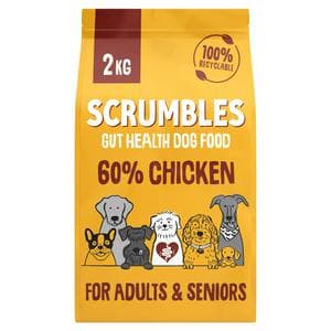 Scrumbles Chicken Adult & Senior Dry Dog Food 2kg