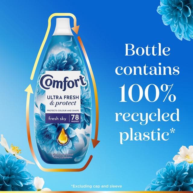 Comfort Ultra Fresh & Protect Fresh Sky Fabric Conditioner 78 Washes 1.17L - gallery image 6