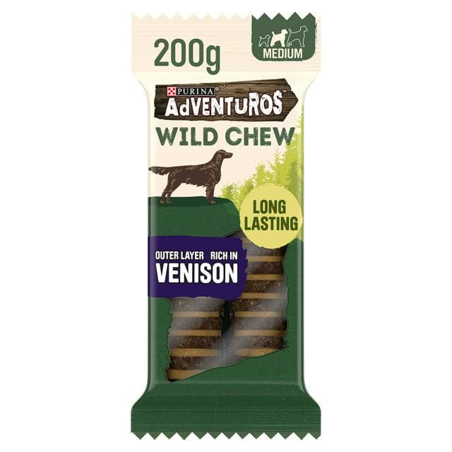 Adventuros Wild Chew Venison Dog Treats 200g - gallery image 1