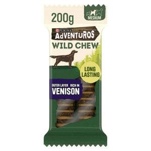 Adventuros Wild Chew Venison Dog Treats 200g