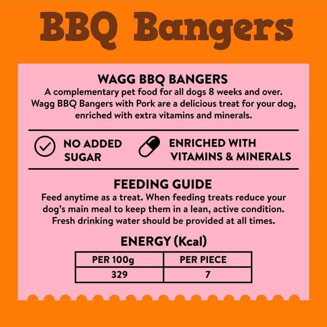 Wagg 125g BBQ Bangers Dog Treats - gallery image 5