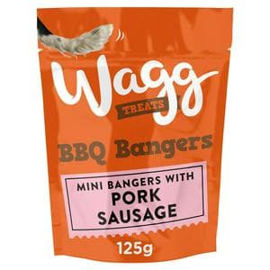 Wagg 125g BBQ Bangers Dog Treats