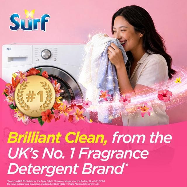 Surf Tropical Lily Washing Laundry Detergent Powder 75 Washes 3.75 kg - gallery image 2