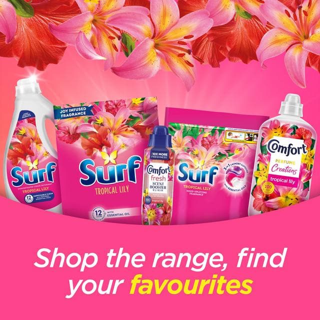 Surf Tropical Lily Washing Laundry Detergent Powder 75 Washes 3.75 kg - gallery image 5