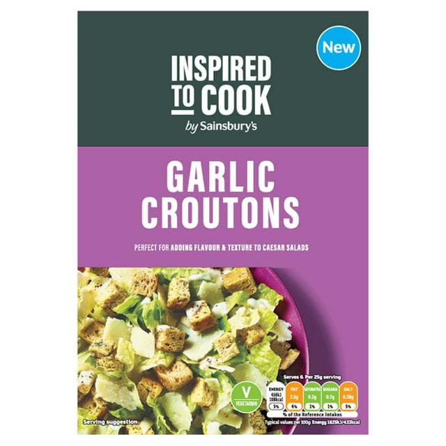 Sainsbury's Garlic Croutons, Inspired to Cook 150g - gallery image 1
