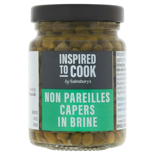 Sainsbury's Non Pareilles Capers in Brine, Inspired to Cook 100g (60g*) - gallery image 1